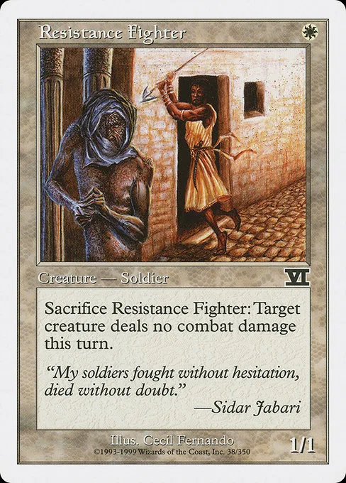 Resistance Fighter · Classic Sixth Edition 38/351