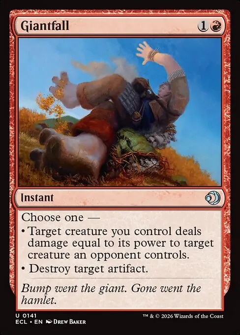 Giantfall · Lorwyn Eclipsed 141/408