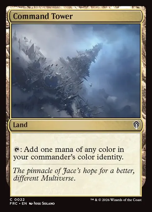 Command Tower · Reality Fracture Commander 22/2