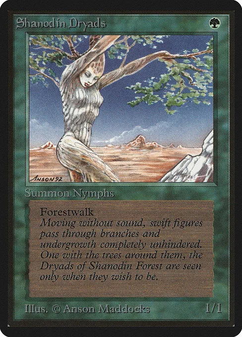 Shanodin Dryads · Limited Edition Beta 217/302