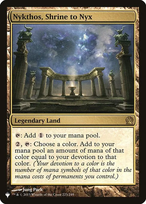 Nykthos, Shrine to Nyx · The List THS-223/5050