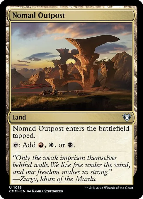 Nomad Outpost · Commander Masters 1016/1067