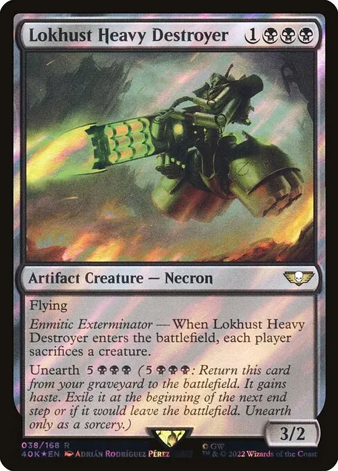 Lokhust Heavy Destroyer · Warhammer 40,000 Commander 38★/617