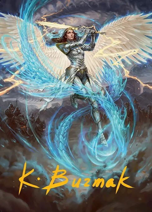 Elspeth, Storm Slayer // Elspeth, Storm Slayer · Tarkir: Dragonstorm Art Series 49/54