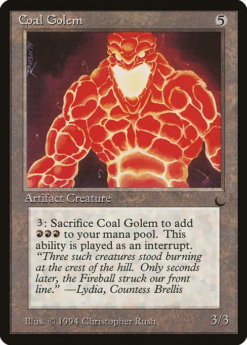 Coal Golem · The Dark 99/122