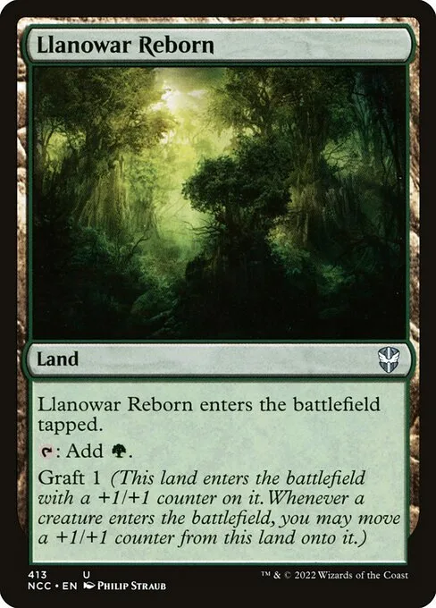 Llanowar Reborn · New Capenna Commander 413/447