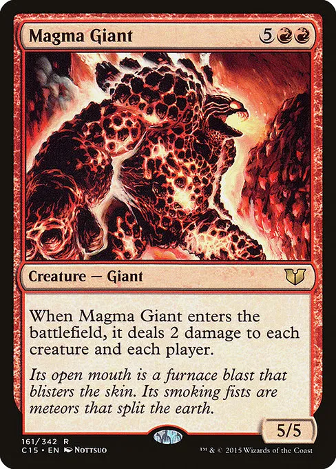 Magma Giant · Commander 2015 161/342