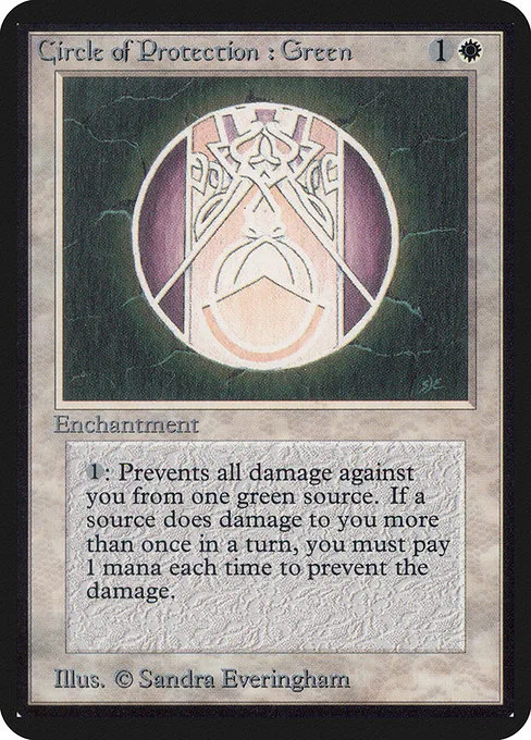 Circle of Protection: Green · Limited Edition Alpha 11/295