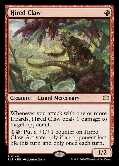Hired Claw · Bloomburrow 140/398
