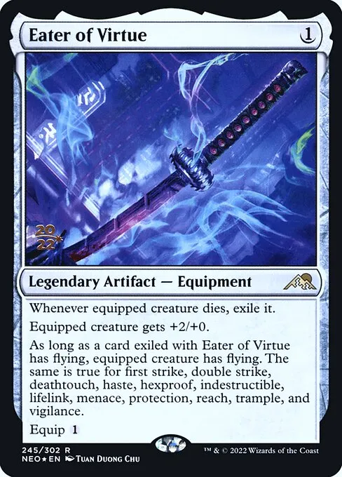 Eater of Virtue · Kamigawa: Neon Dynasty Promos 245s/148