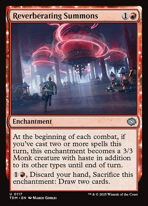 Reverberating Summons · Tarkir: Dragonstorm 117/427