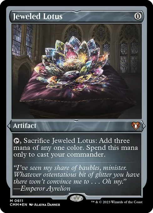 Jeweled Lotus · Commander Masters 611/1067