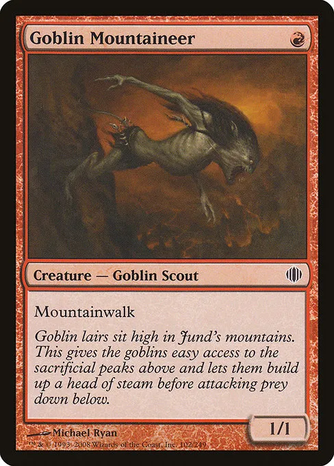 Goblin Mountaineer · Shards of Alara 102/250