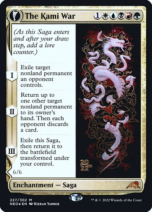 The Kami War // O-Kagachi Made Manifest · Kamigawa: Neon Dynasty Promos 227s/148