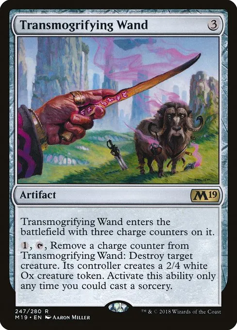 Transmogrifying Wand · Core Set 2019 247/314
