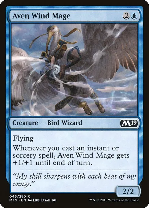 Aven Wind Mage · Core Set 2019 45/314