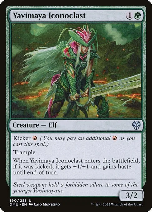 Yavimaya Iconoclast · Dominaria United 190/453