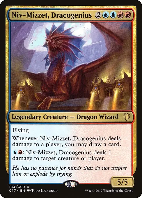 Niv-Mizzet, Dracogenius · Commander 2017 184/309