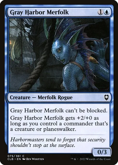Gray Harbor Merfolk · Commander Legends: Battle for Baldur's Gate 75/936