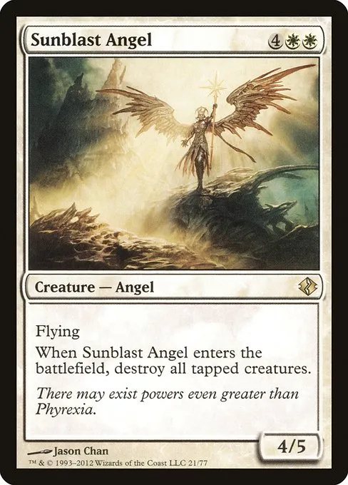 Sunblast Angel · Duel Decks: Venser vs. Koth 21/77