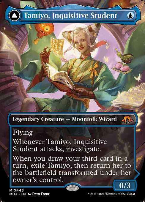 Tamiyo, Inquisitive Student // Tamiyo, Seasoned Scholar · Modern Horizons 3 443/528