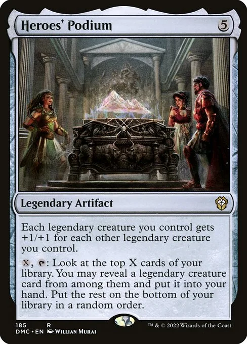 Heroes' Podium · Dominaria United Commander 185/240
