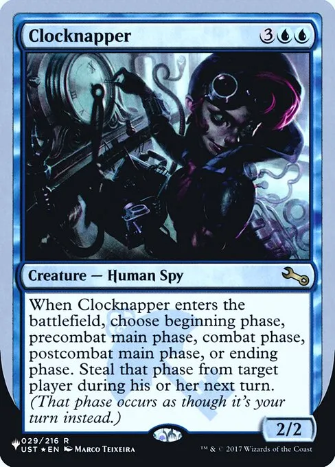 Clocknapper · The List (Unfinity Foil Edition) 14/62
