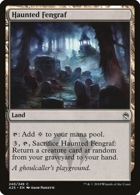 Haunted Fengraf · Masters 25 240/249