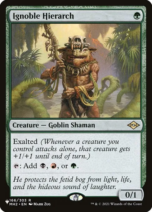 Ignoble Hierarch · The List MH2-166/5050