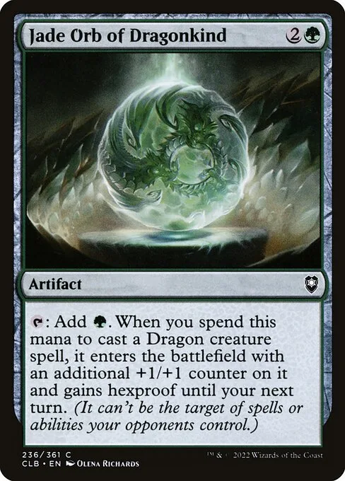 Jade Orb of Dragonkind · Commander Legends: Battle for Baldur's Gate 236/936