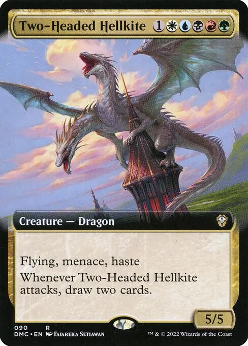 Two-Headed Hellkite · Dominaria United Commander 90/240