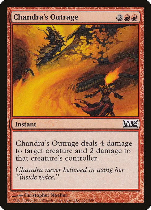 Chandra's Outrage · Magic 2012 125/249