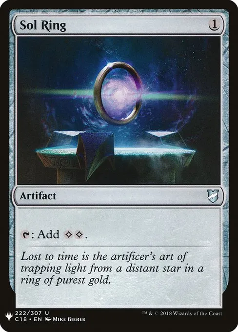 Sol Ring · The List C18-222/5050