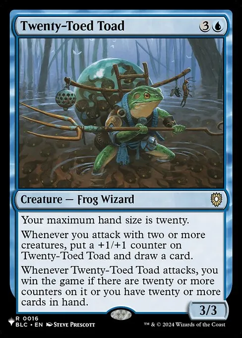 Twenty-Toed Toad · The List BLC-16/5050