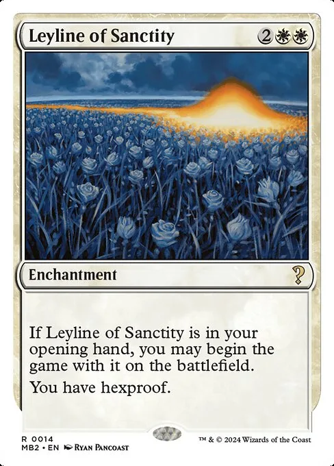 Leyline of Sanctity · Mystery Booster 2 14/385