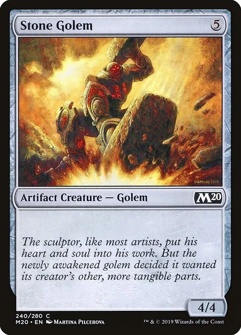 Stone Golem · Core Set 2020 240/346