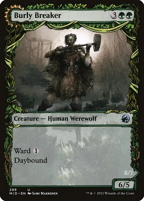 Burly Breaker // Dire-Strain Demolisher · Innistrad: Midnight Hunt 299/399