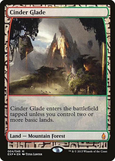 Cinder Glade · Zendikar Expeditions 4/45
