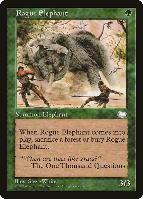 Rogue Elephant · Weatherlight 139/167