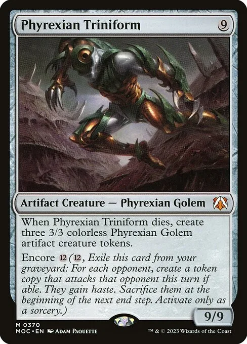 Phyrexian Triniform · March of the Machine Commander 370/450
