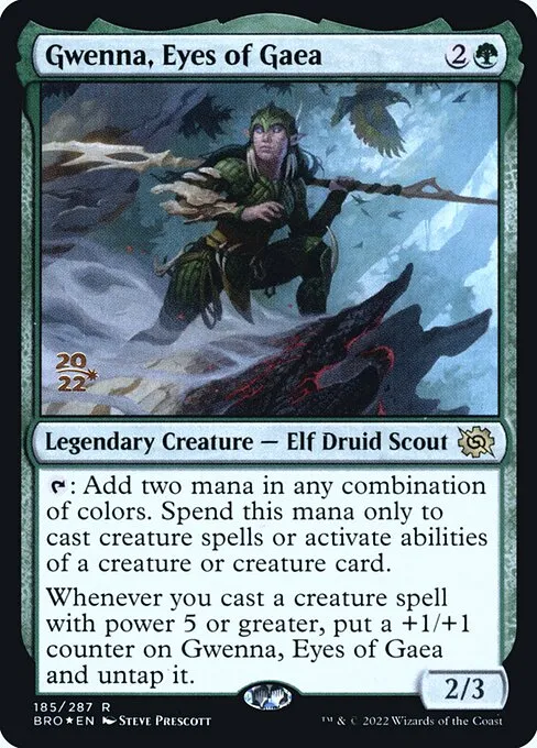 Gwenna, Eyes of Gaea · The Brothers' War Promos 185s/171