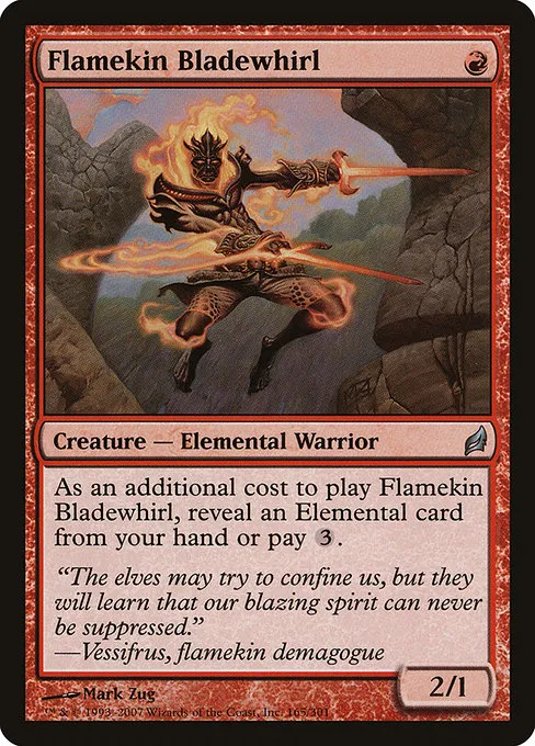 Flamekin Bladewhirl · Lorwyn 165/301