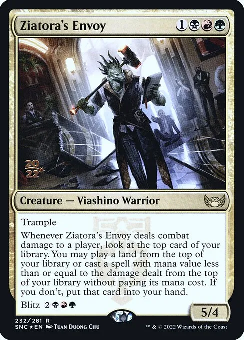 Ziatora's Envoy · Streets of New Capenna Promos 232s/161