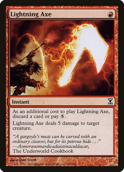 Lightning Axe · Time Spiral 168/301