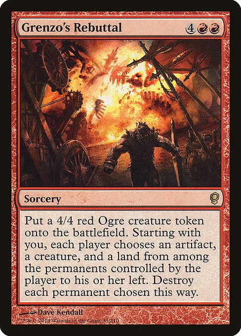 Grenzo's Rebuttal · Conspiracy 33/210