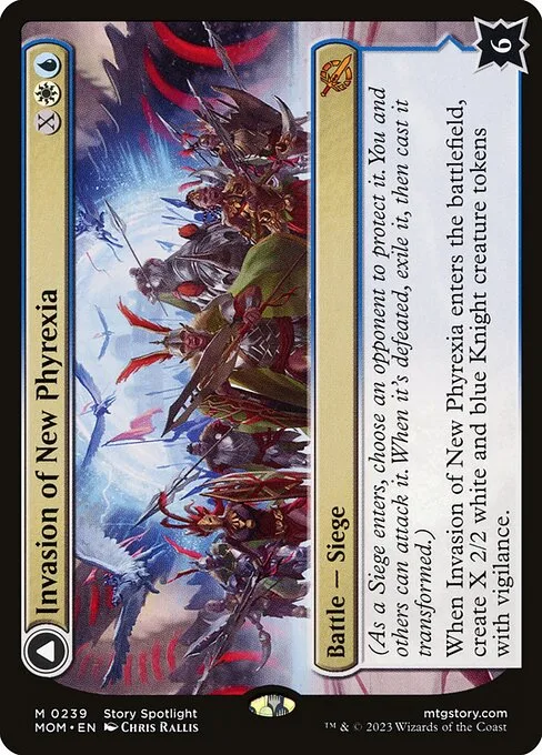 Invasion of New Phyrexia // Teferi Akosa of Zhalfir · March of the Machine 239/387