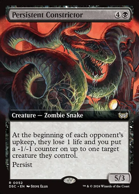 Persistent Constrictor · Duskmourn: House of Horror Commander 52/373