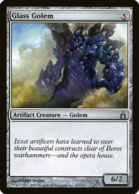 Glass Golem · Ravnica: City of Guilds 261/306