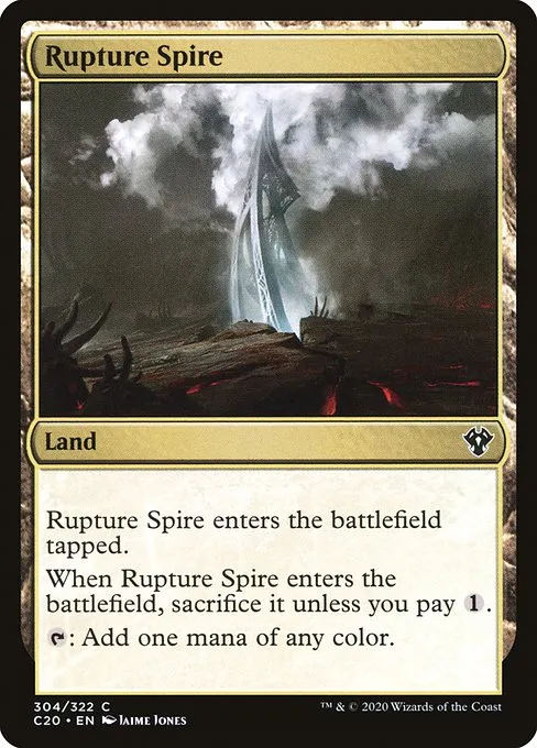 Rupture Spire · Commander 2020 304/322