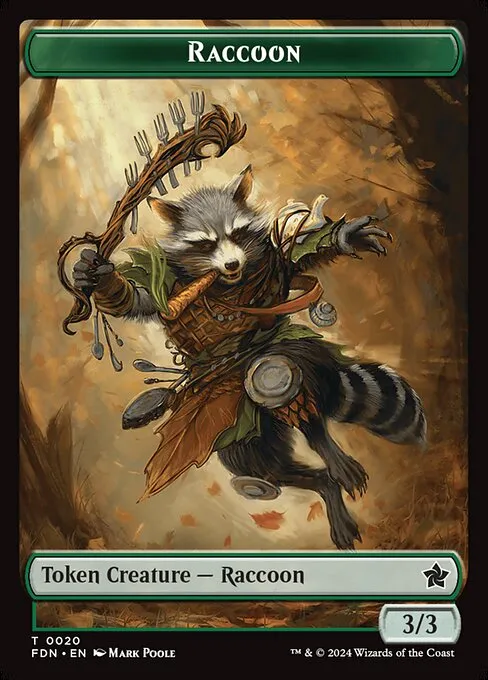Raccoon · Foundations Tokens 20/33